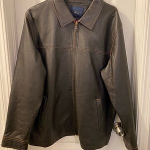 Men’s Size Large Sonoma Brand 100% Leather Jacket